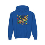 Load image into Gallery viewer, Youth Hooded Sweatshirt (Full-Bless)
