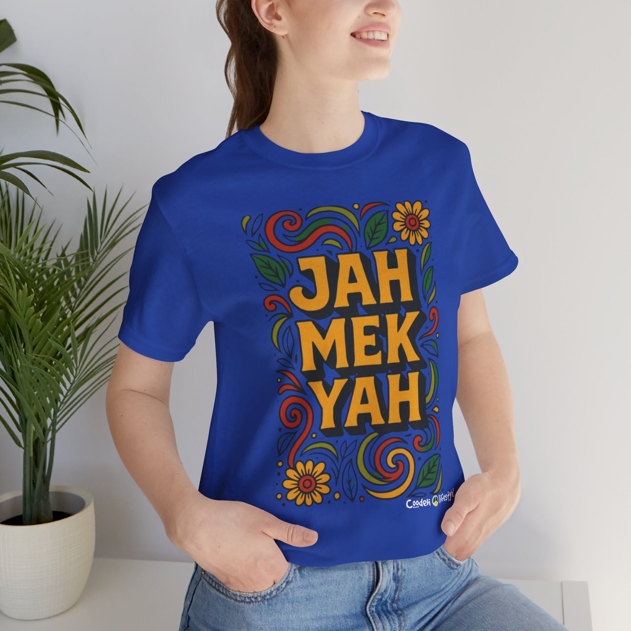 Unisex Jersey Short Sleeve Tee (Jah-Mek-Yah)