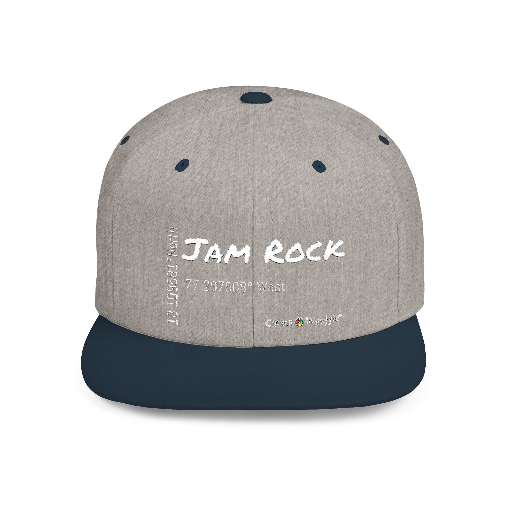 Flat Bill Snapback Hat (Jam-GPS)