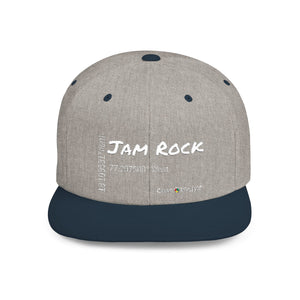 Flat Bill Snapback Hat (Jam-GPS)