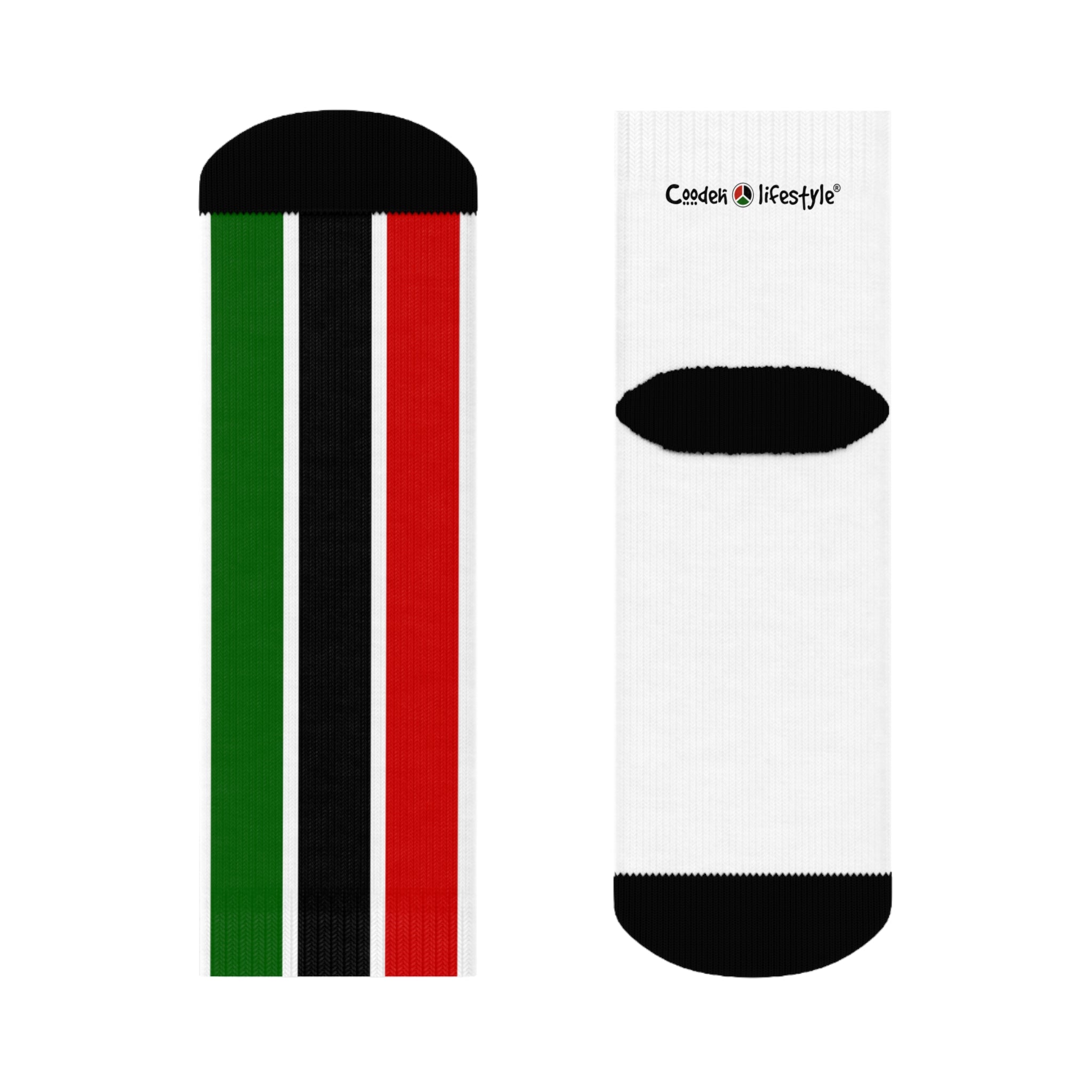 Coodeh Crew Socks (UNIA-WHT)