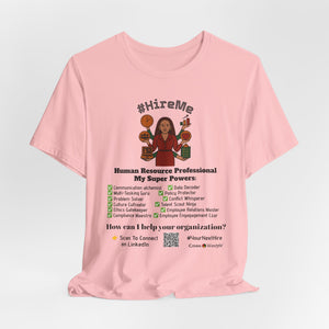 Short Sleeve Conversation Tee (#HireMe-W)