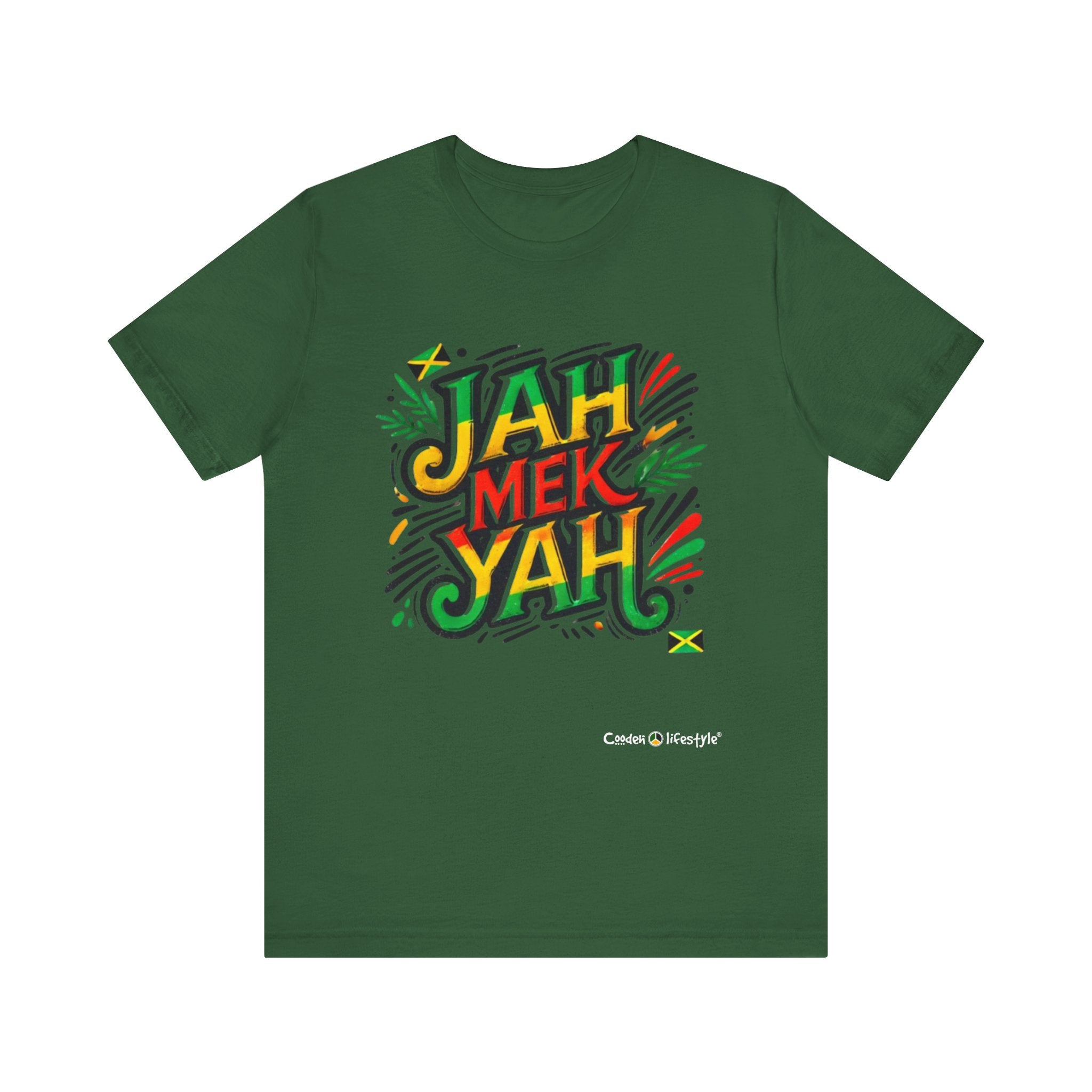 Unisex Jersey Short Sleeve Tee (Jah.Mek.Yah)