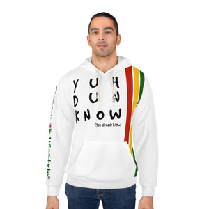 Unisex Pullover Hoodie (YuhDunKnow-WHTPANCOL)