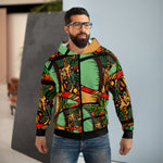Load image into Gallery viewer, Unisex Zip Hoodie (Multi-Art3-AAF)
