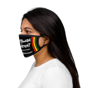 Mixed-Fabric Face Mask (WAHGWANBRED-BLK)