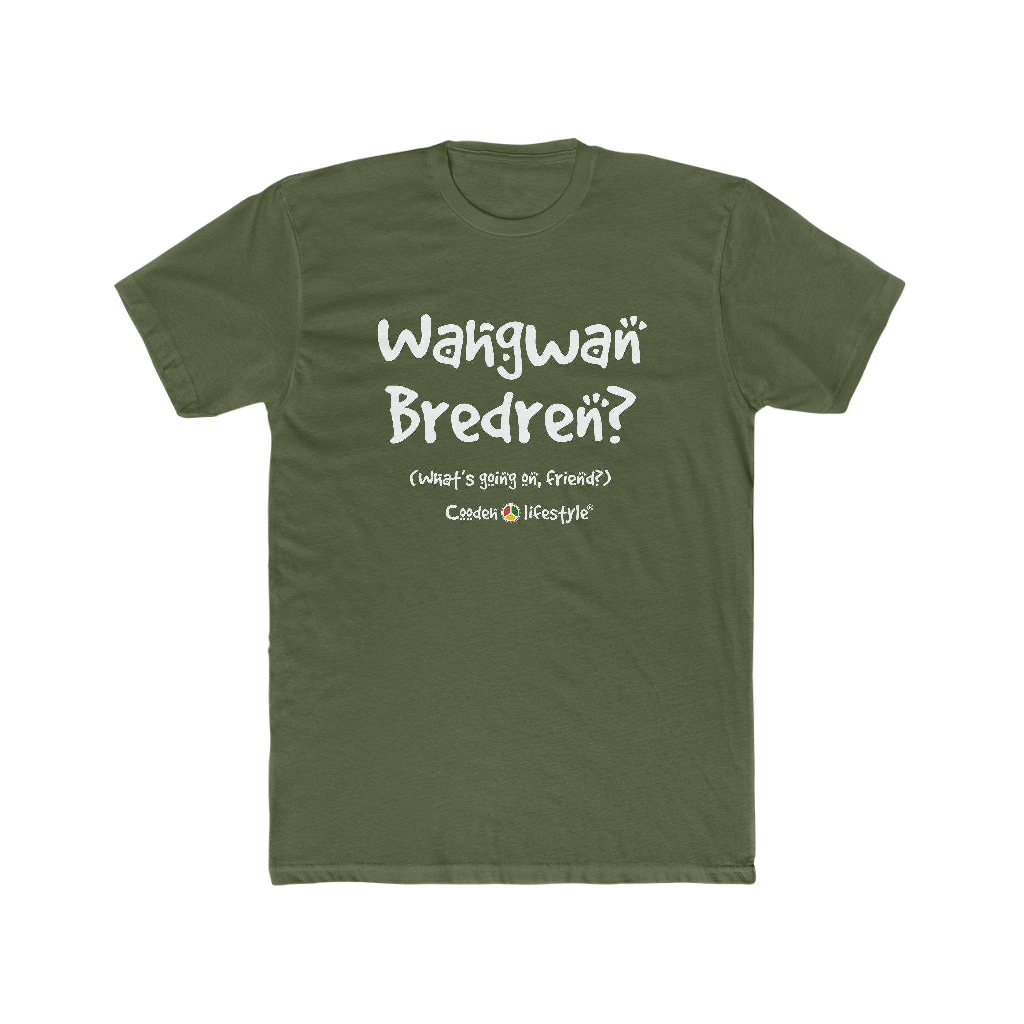 Men's Cotton Crew Tee (WahGwanBred)