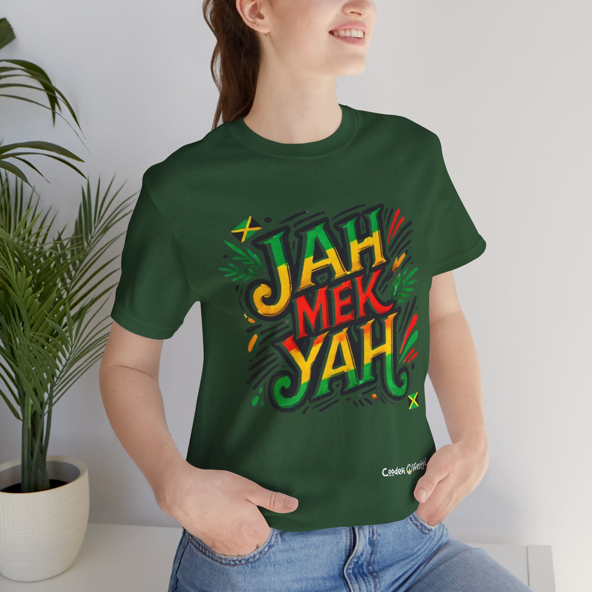 Unisex Jersey Short Sleeve Tee (Jah.Mek.Yah)