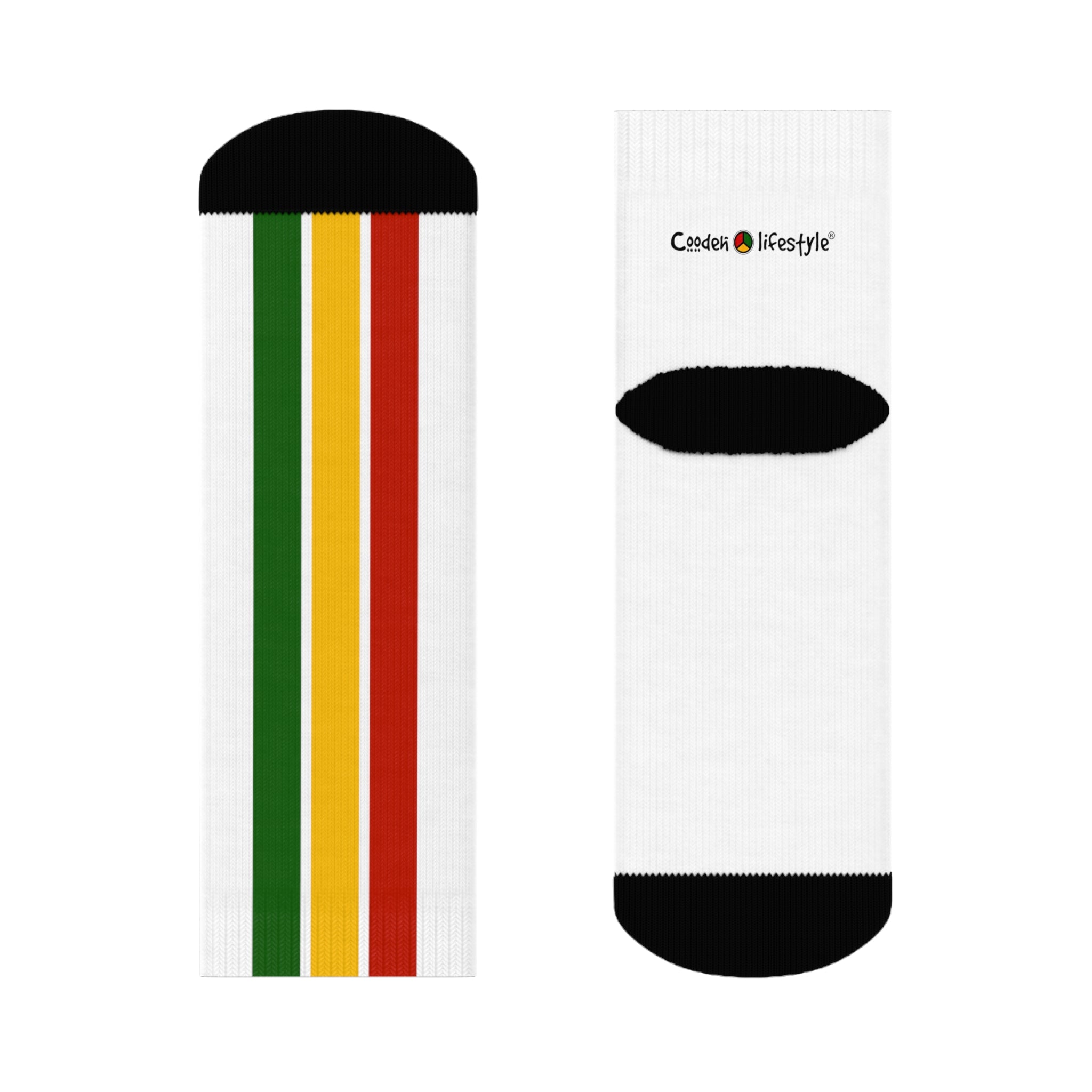 Coodeh Crew Socks (PAN-WHT)