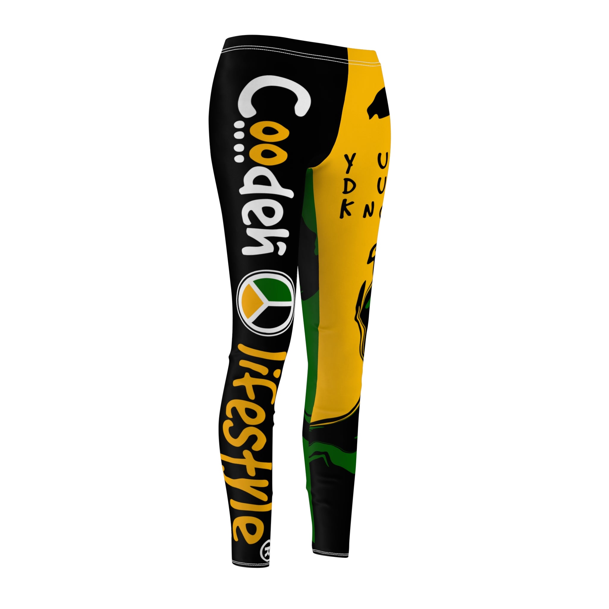 Women's Casual Leggings (YuhDunKnow-JA-COL-BLK)