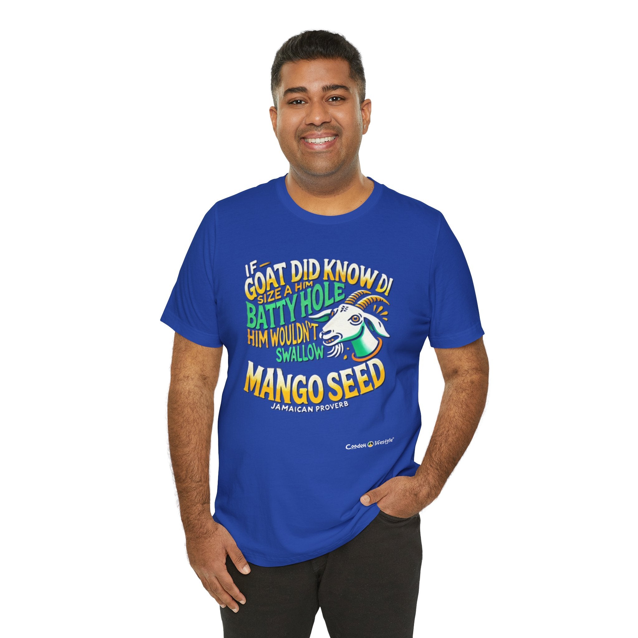 Unisex Jersey Short Sleeve Tee (Goat-Mango)