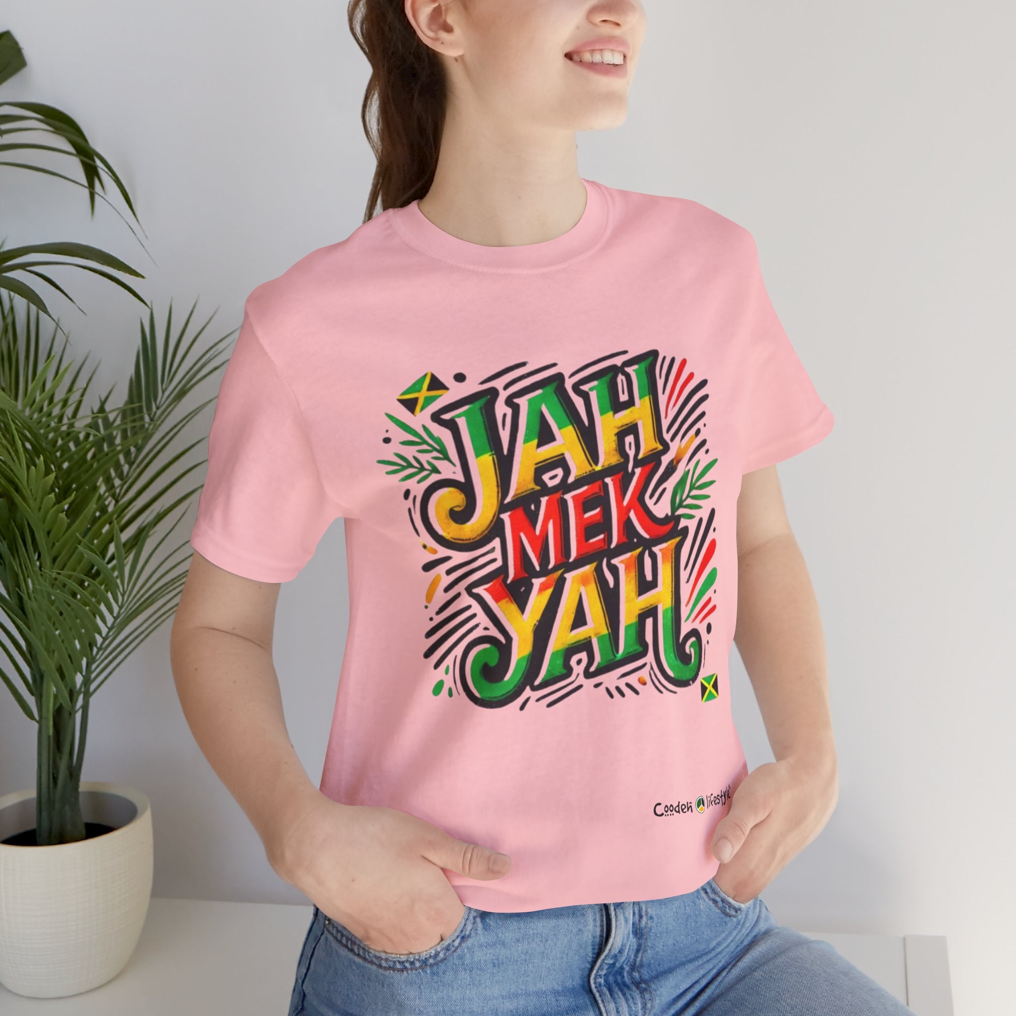 Unisex Jersey Short Sleeve Tee (Jah.Mek.Yah)