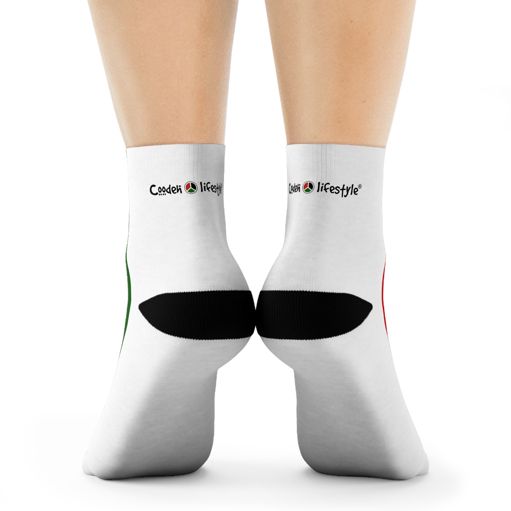 Coodeh Crew Socks (UNIA-WHT)