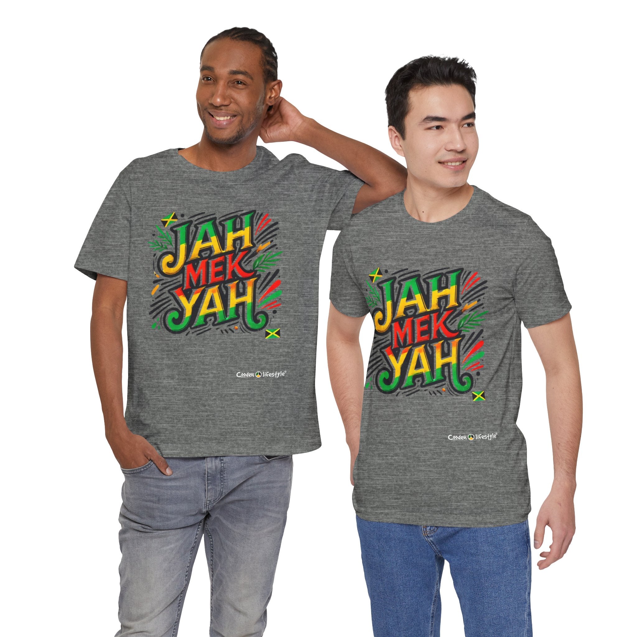 Unisex Jersey Short Sleeve Tee (Jah.Mek.Yah)