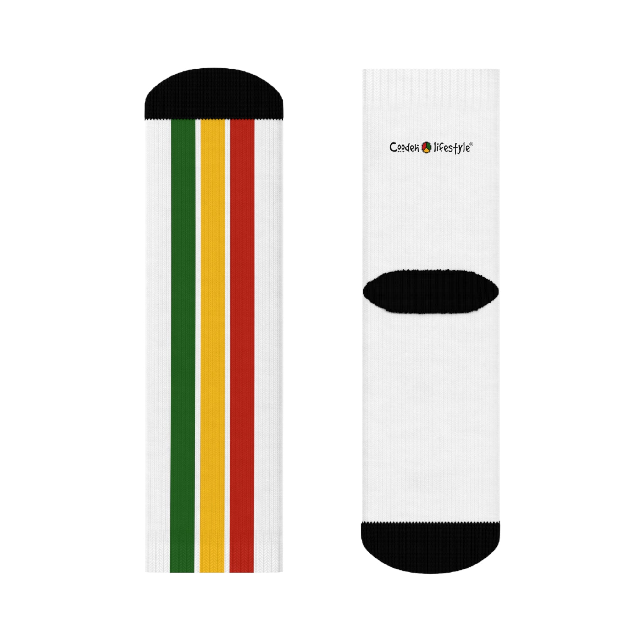 Coodeh Crew Socks (PAN-WHT)