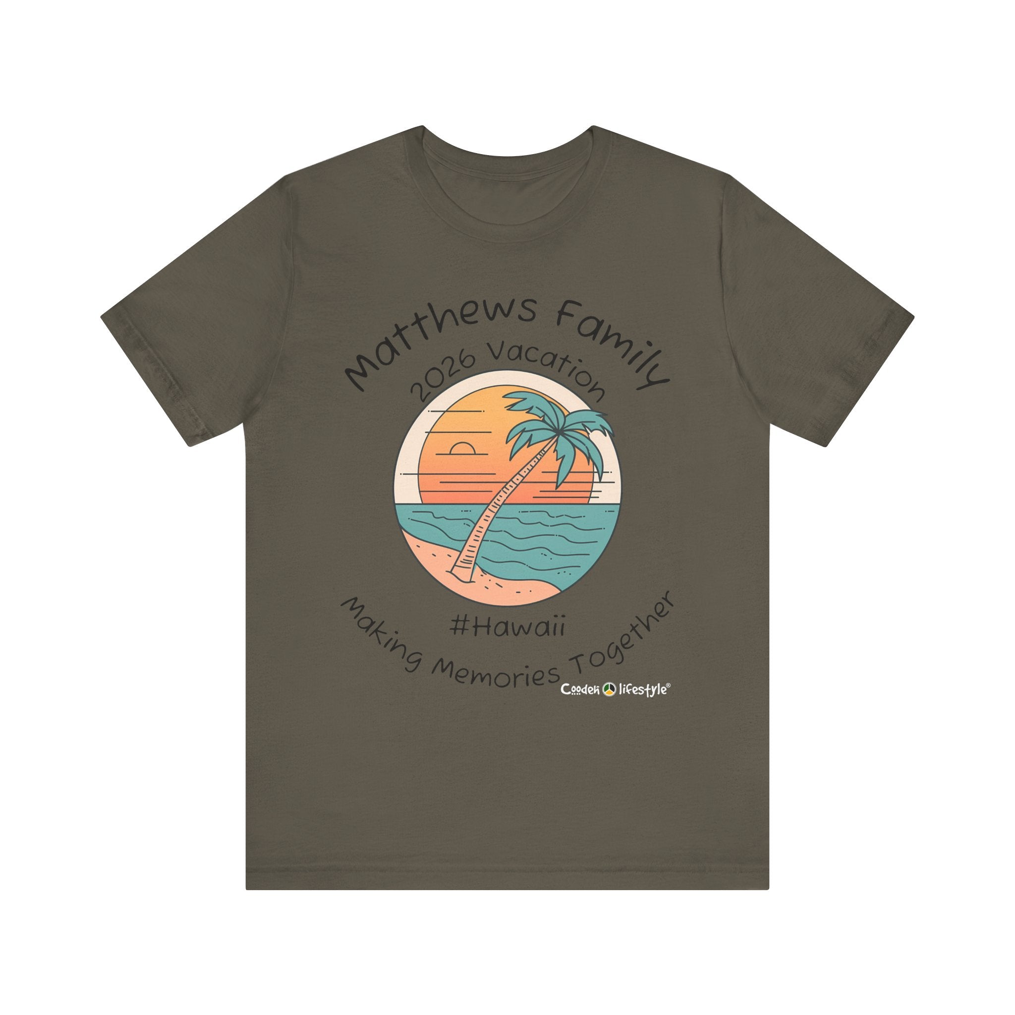 Unisex Jersey Short Sleeve Tee (Family Vacation)