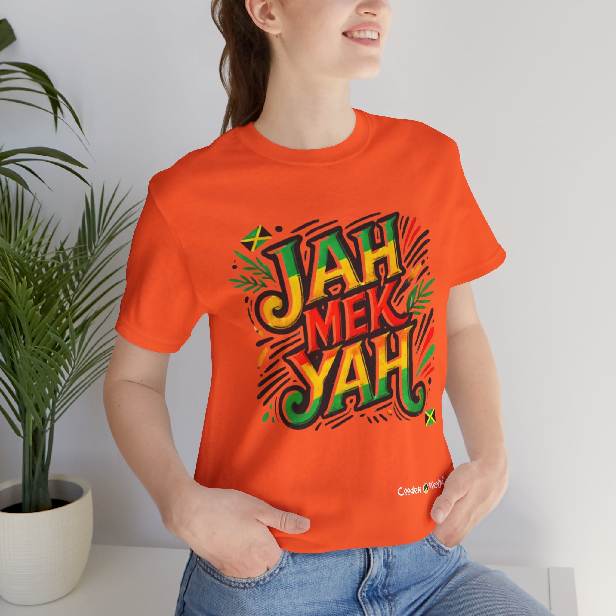 Unisex Jersey Short Sleeve Tee (Jah.Mek.Yah)