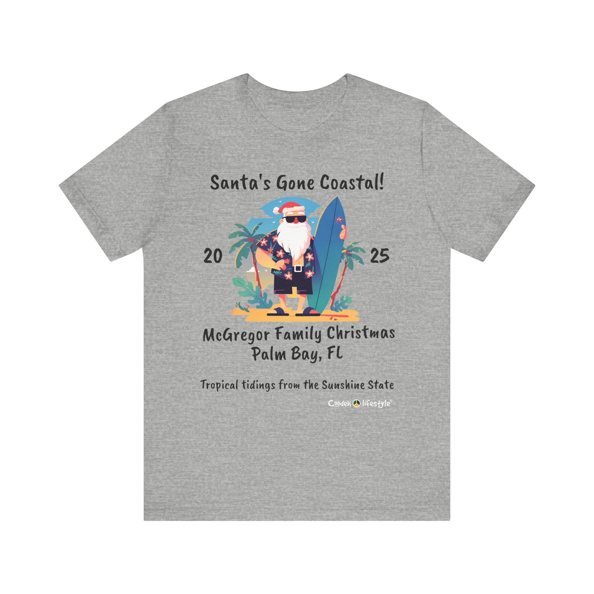 Unisex Jersey Short Sleeve Tee (Christmas-Santa)
