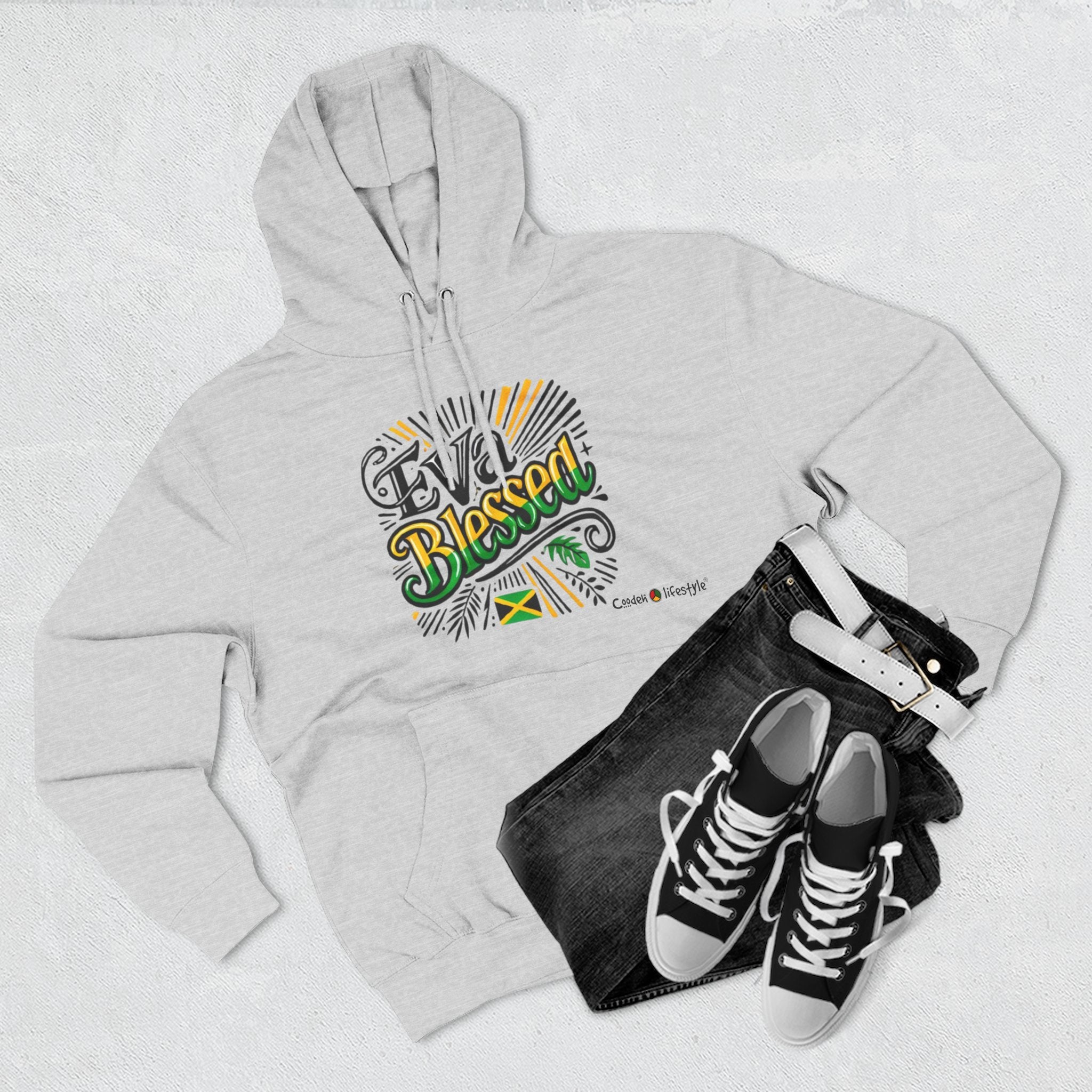 Unisex Premium Pullover Hoodie- Multi-Color (Ev-Blessed)
