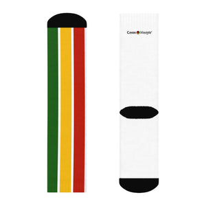 Coodeh Crew Socks (PAN-WHT)