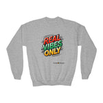 Load image into Gallery viewer, Youth Crewneck Sweatshirt (RealVibes)
