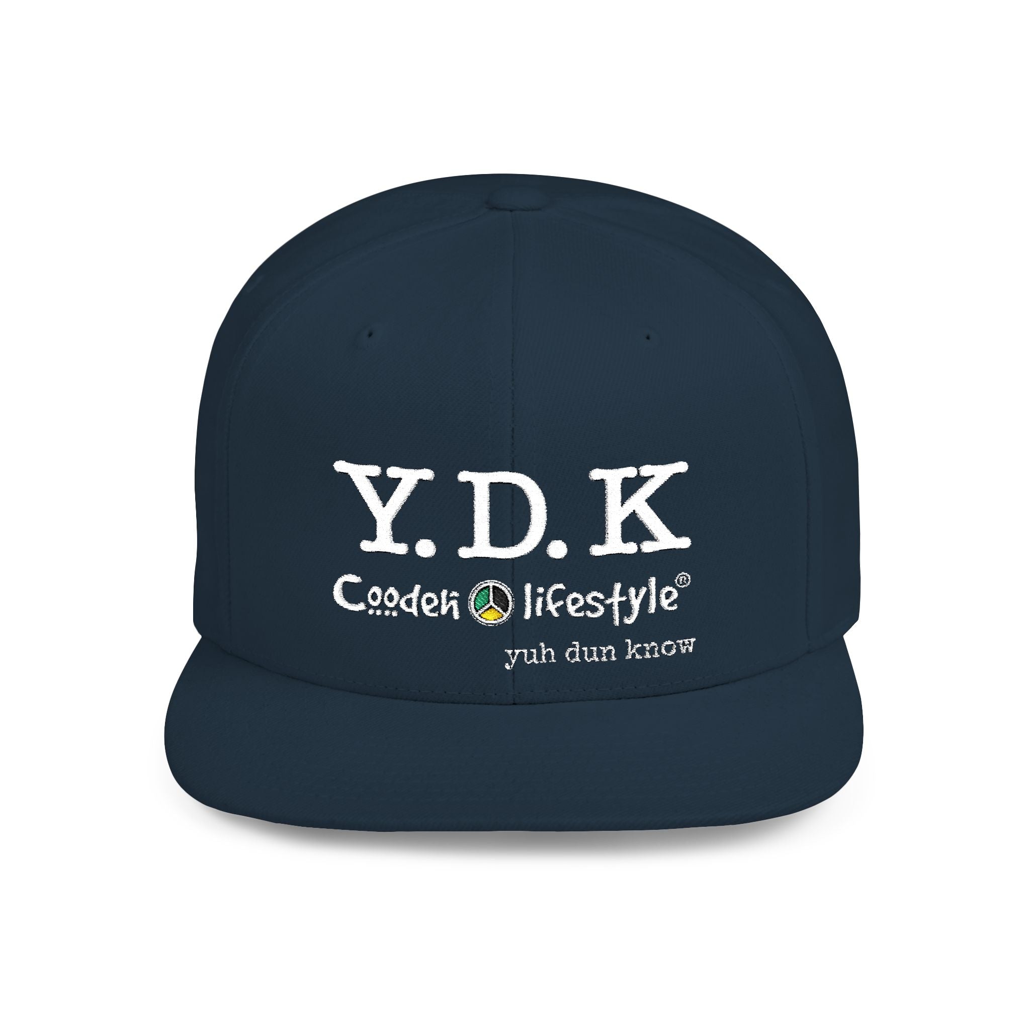 Flat Bill Snapback Hat (Y.D.K.)