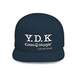 Flat Bill Snapback Hat (Y.D.K.)