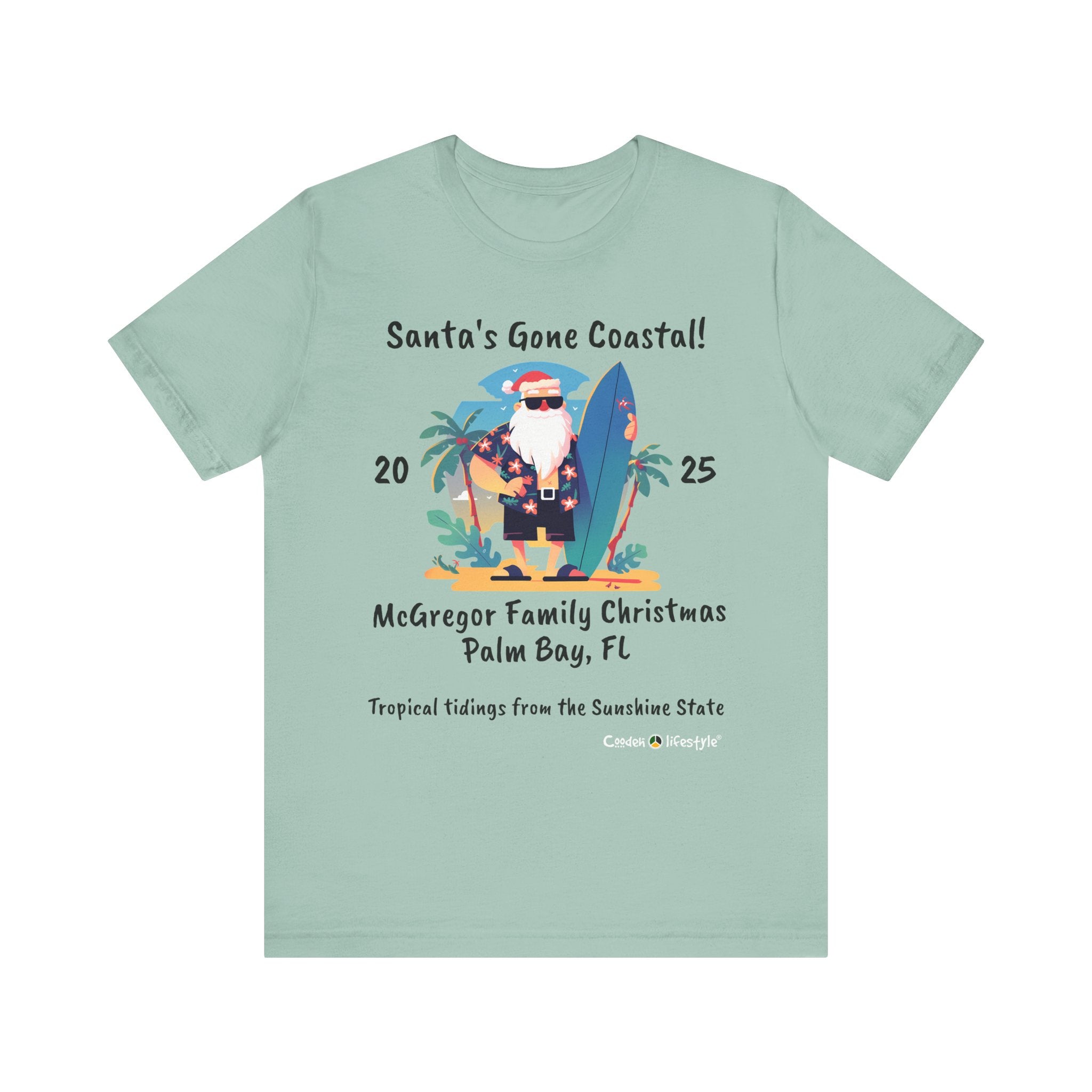 Unisex Jersey Short Sleeve Tee (Christmas-Santa)