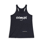 Load image into Gallery viewer, Women&#39;s Tri-Blend Racerback Tank (Ooman)

