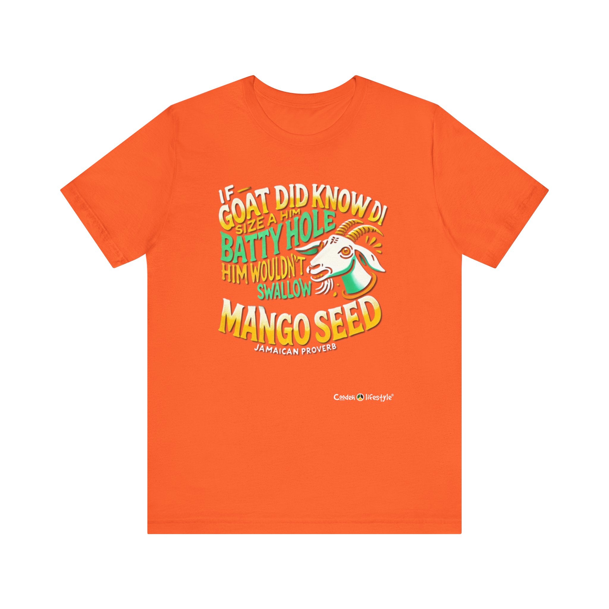 Unisex Jersey Short Sleeve Tee (Goat-Mango)