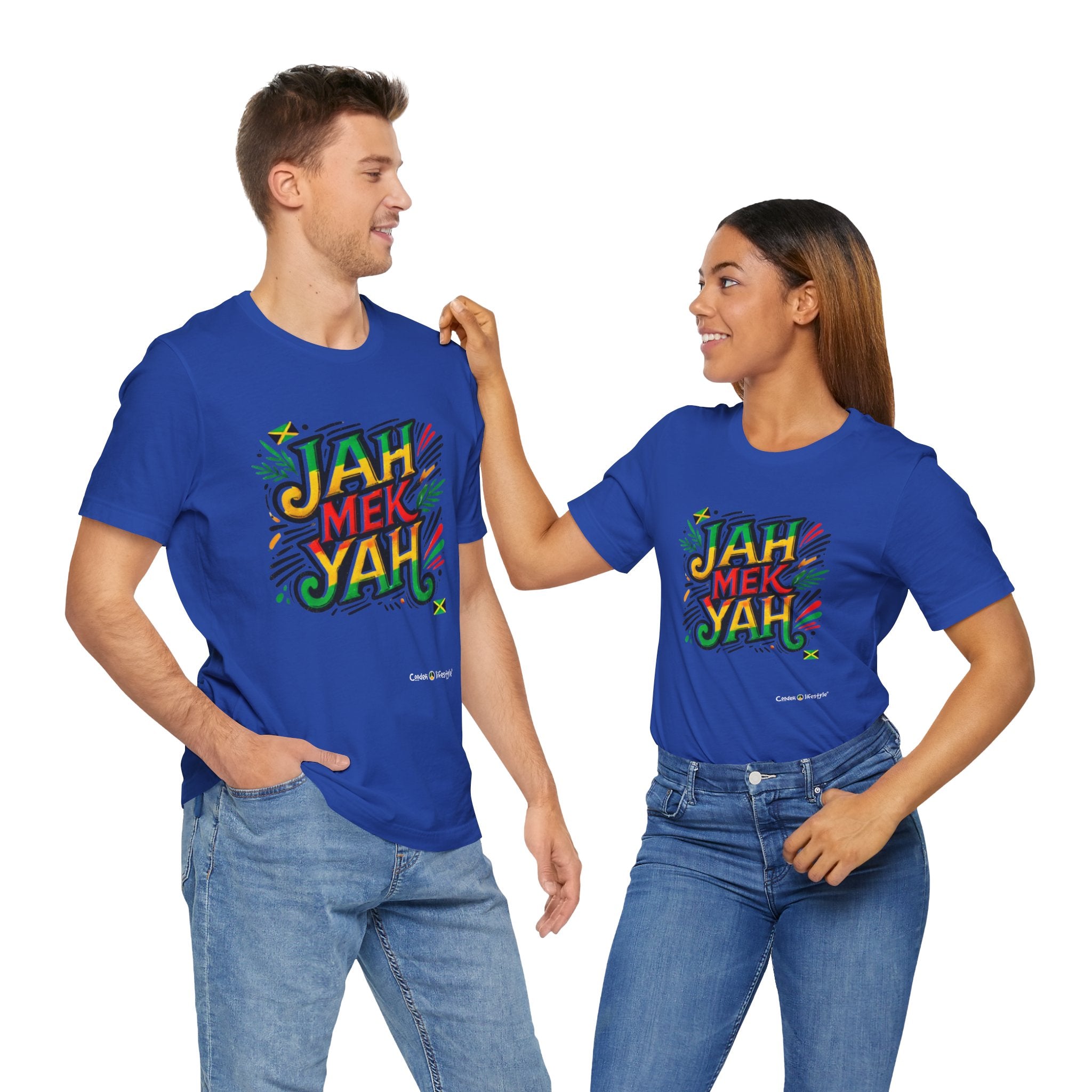 Unisex Jersey Short Sleeve Tee (Jah.Meh.Yah)