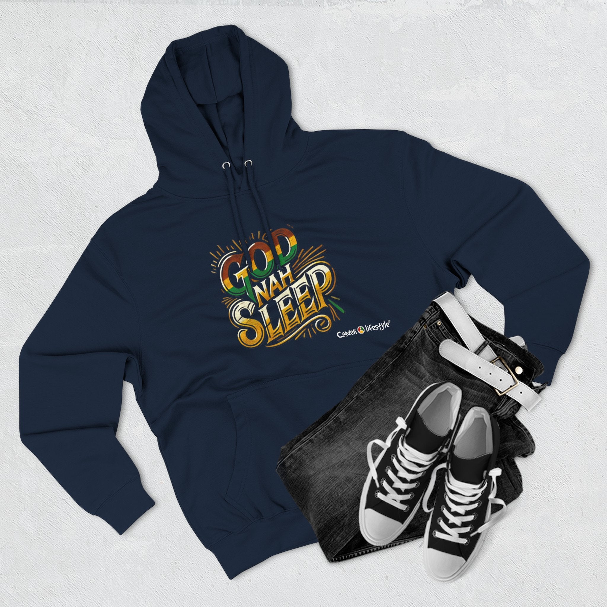 Unisex Premium Pullover Hoodie- Multi-Color (God-Nah)