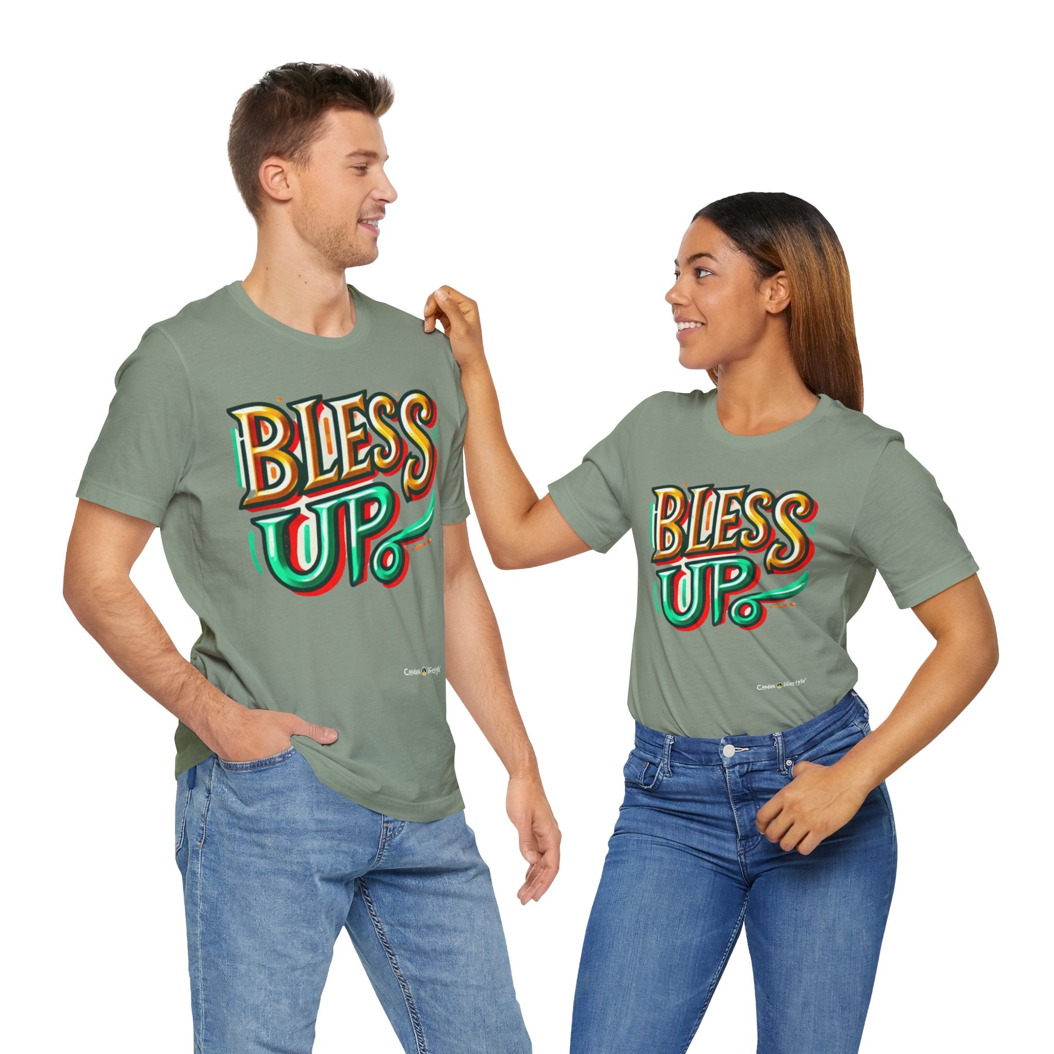 Unisex Jersey Short Sleeve Tee (Bless-Up)