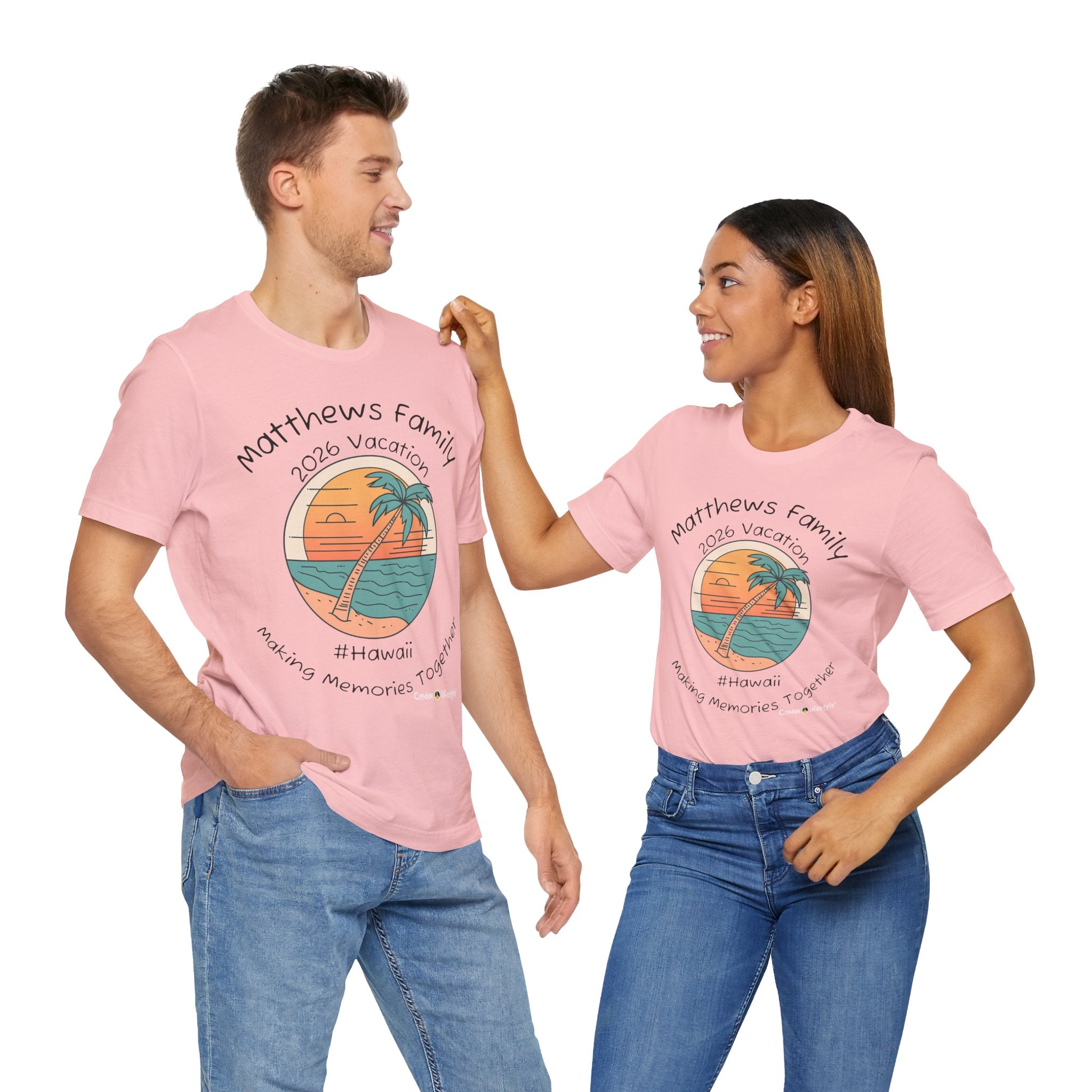 Unisex Jersey Short Sleeve Tee (Family Vacation)