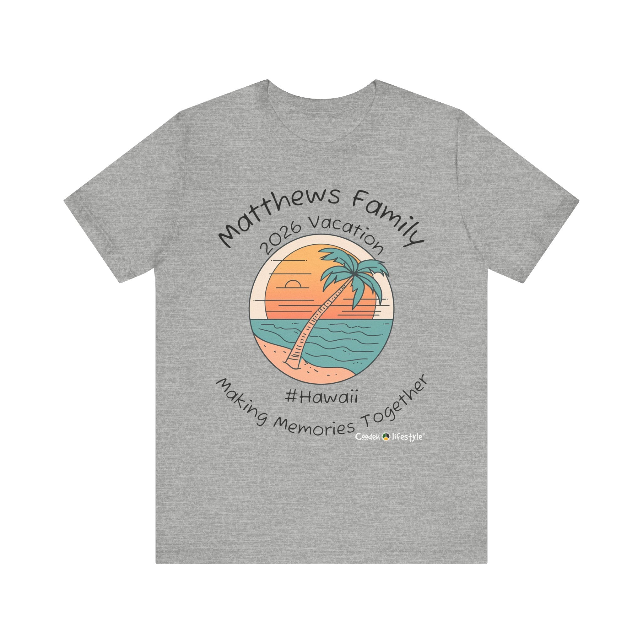 Unisex Jersey Short Sleeve Tee (Family Vacation)