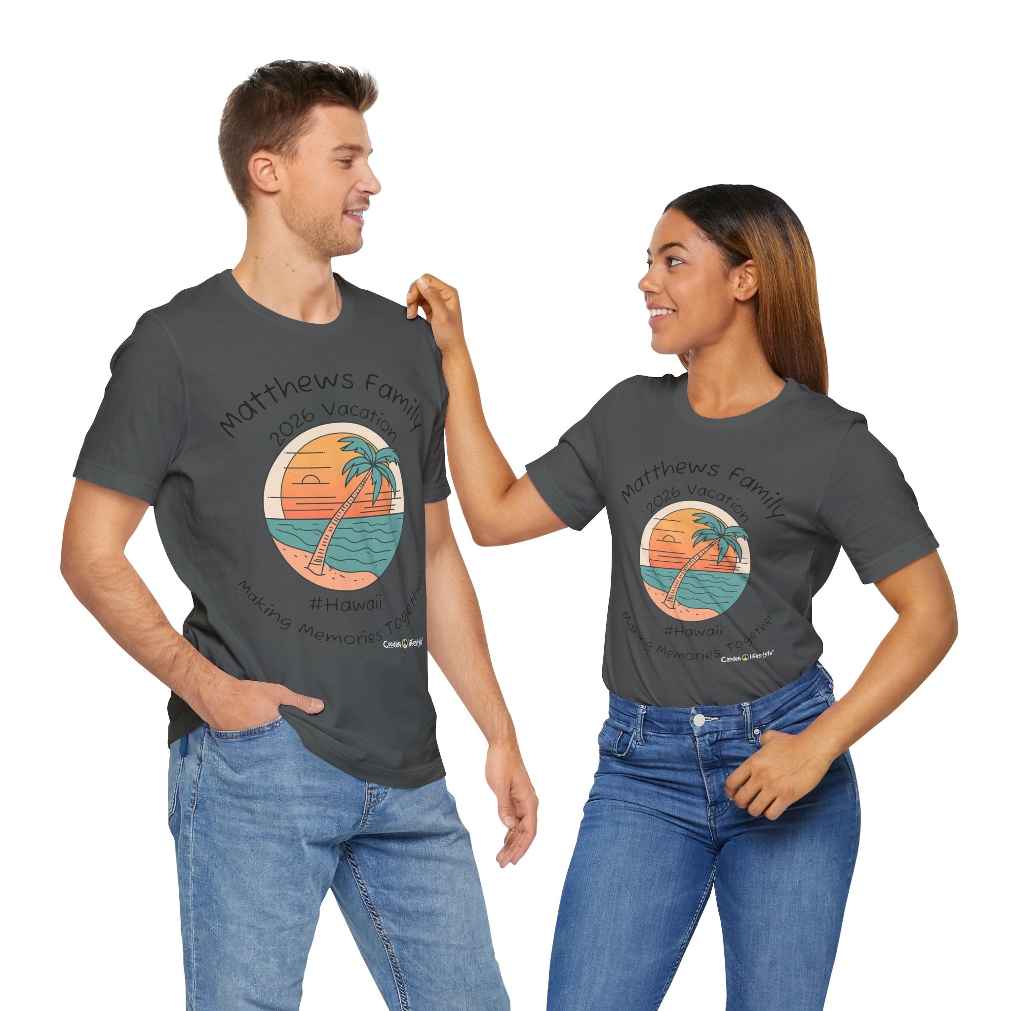 Unisex Jersey Short Sleeve Tee (Family Vacation)