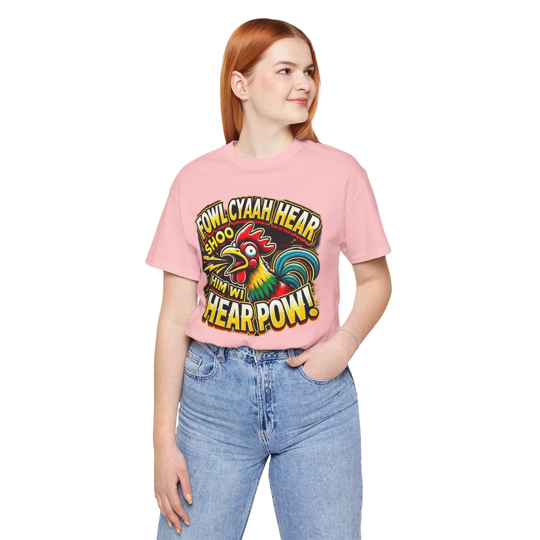 Unisex Jersey Short Sleeve Tee (Fowl-Pow)