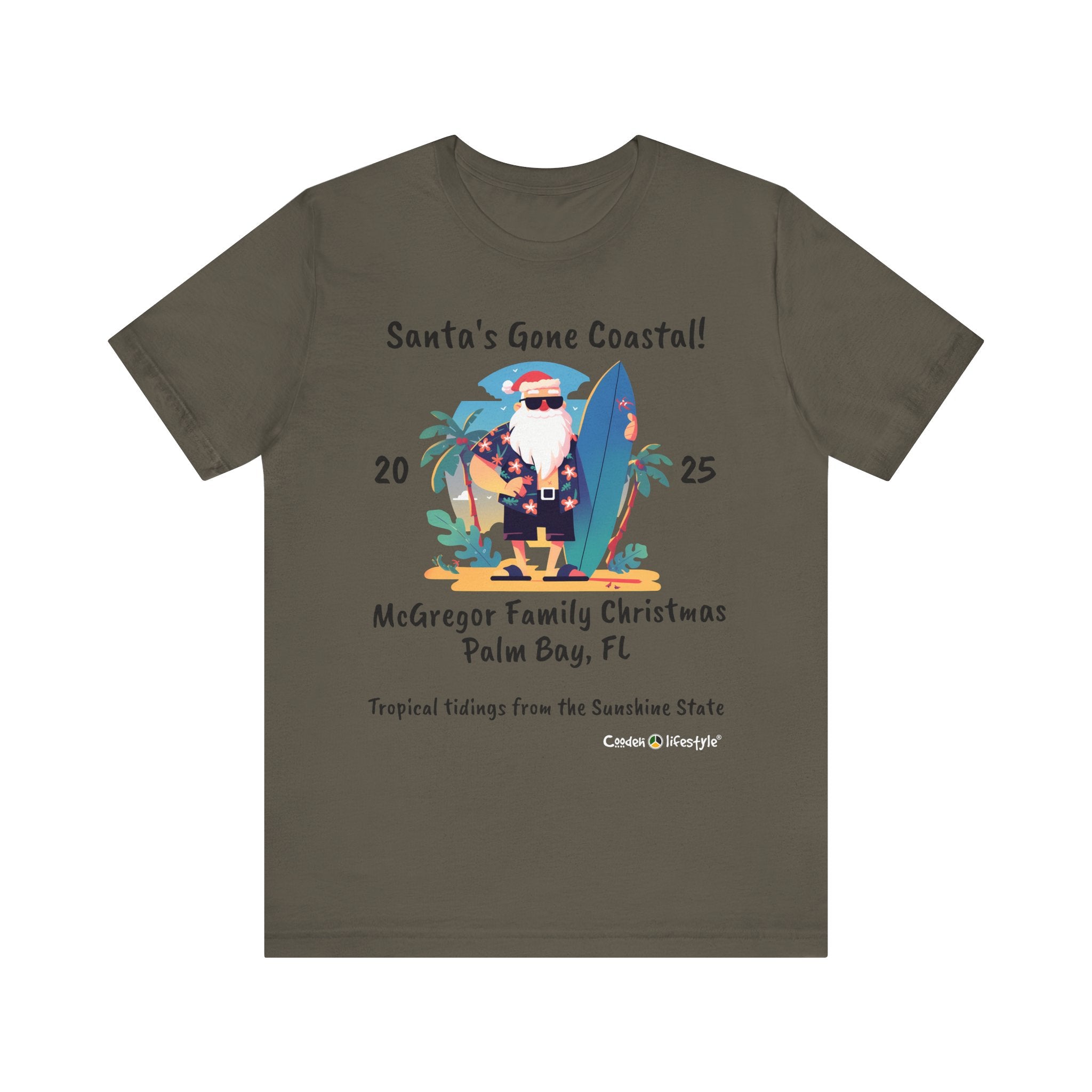 Unisex Jersey Short Sleeve Tee (Christmas-Santa)