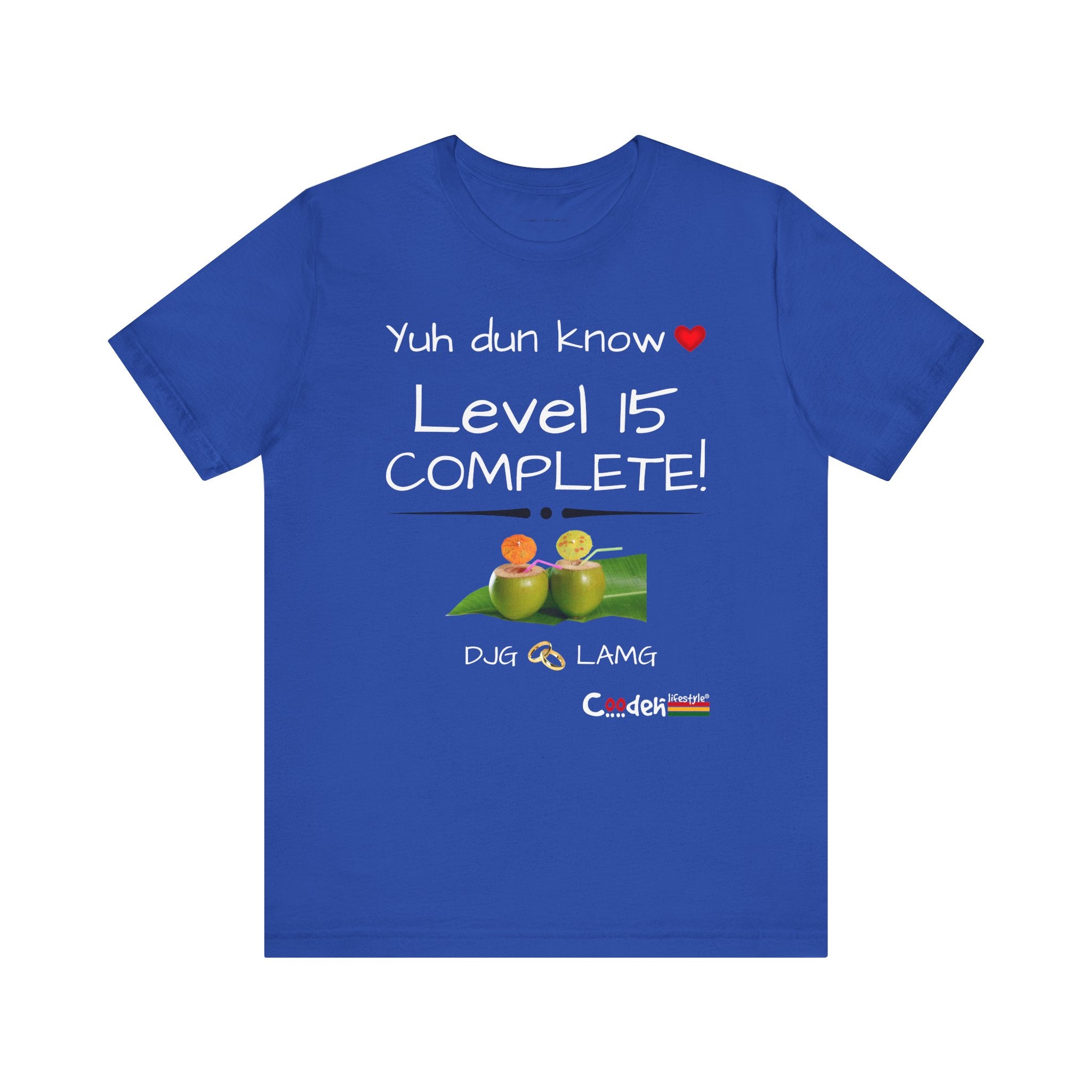 Custom His & Hers Jersey Short Sleeve Tee (Anniv)