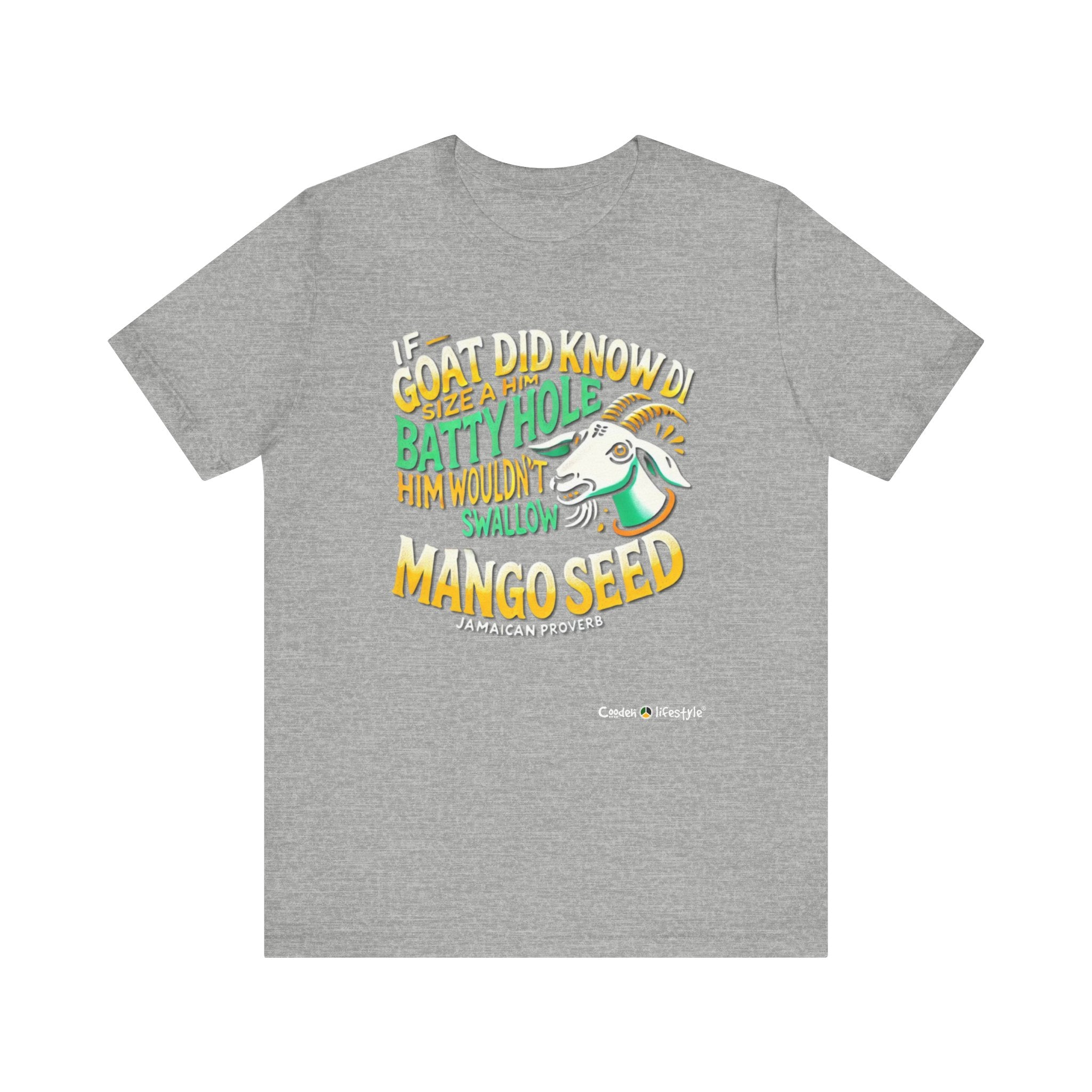 Unisex Jersey Short Sleeve Tee (Goat-Mango)