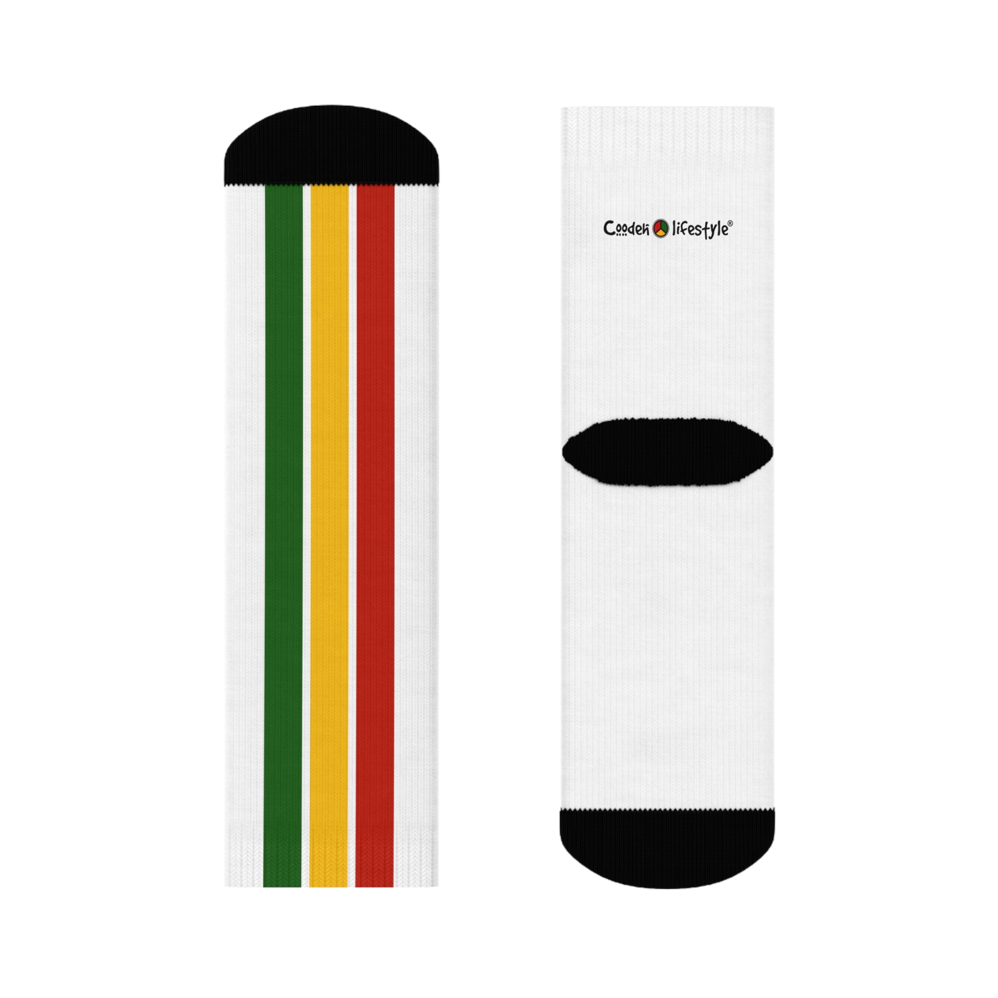 Coodeh Crew Socks (PAN-WHT)