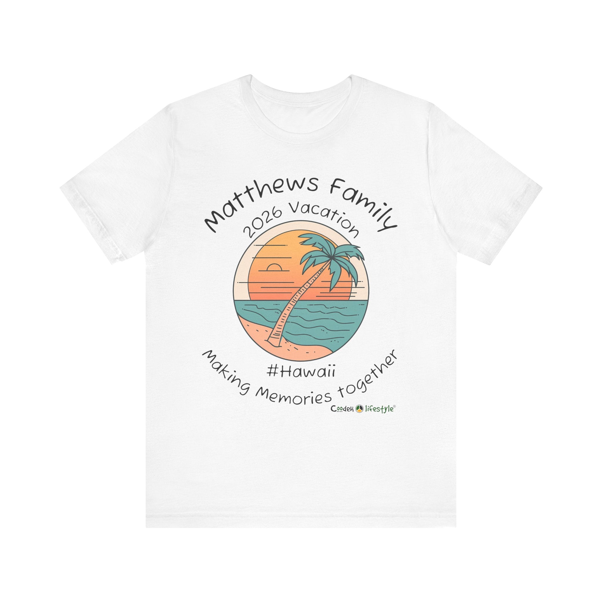 Unisex Jersey Short Sleeve Tee (Family Vacation)
