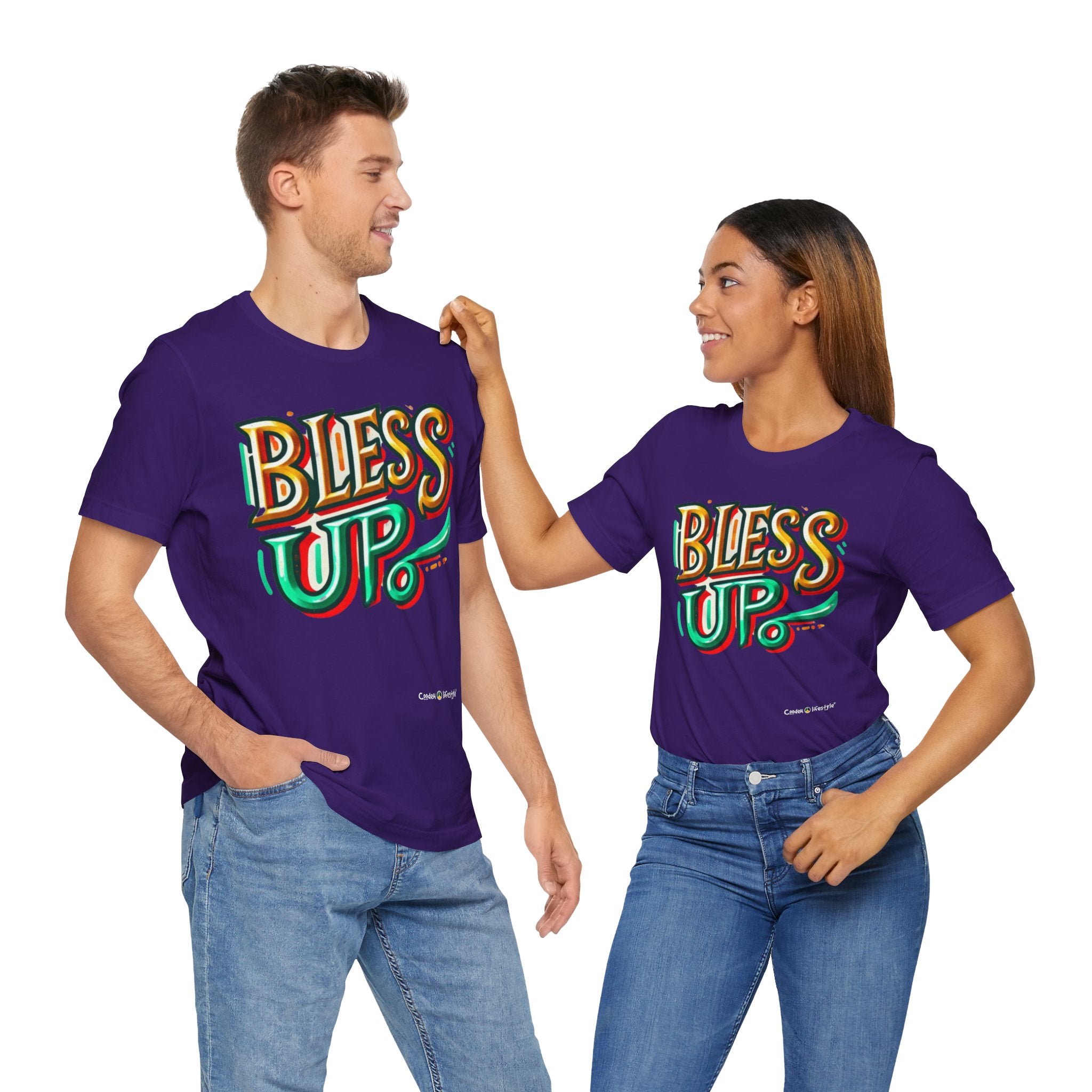 Unisex Jersey Short Sleeve Tee (Bless-Up)