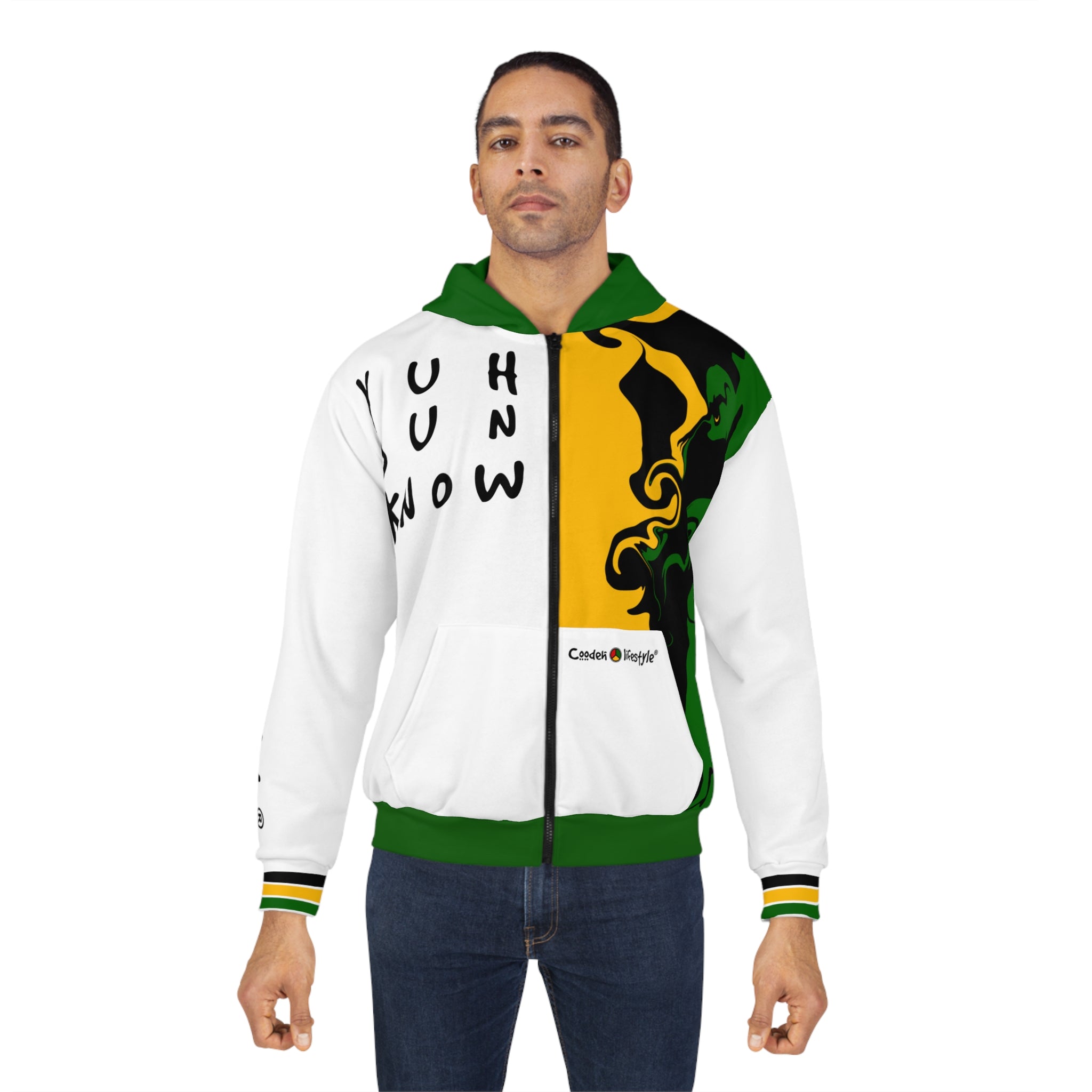 Unisex Zip Hoodie (YDK-JACOL-GRN)