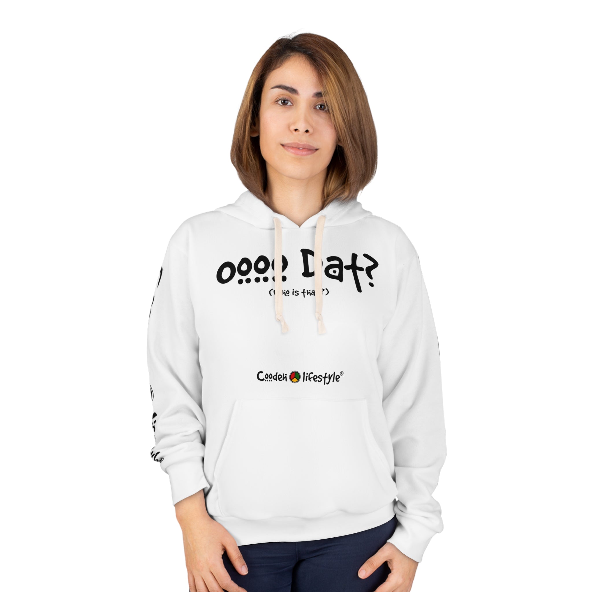 Unisex Pullover Hoodie (OOOODAT-WHTPANCOL)