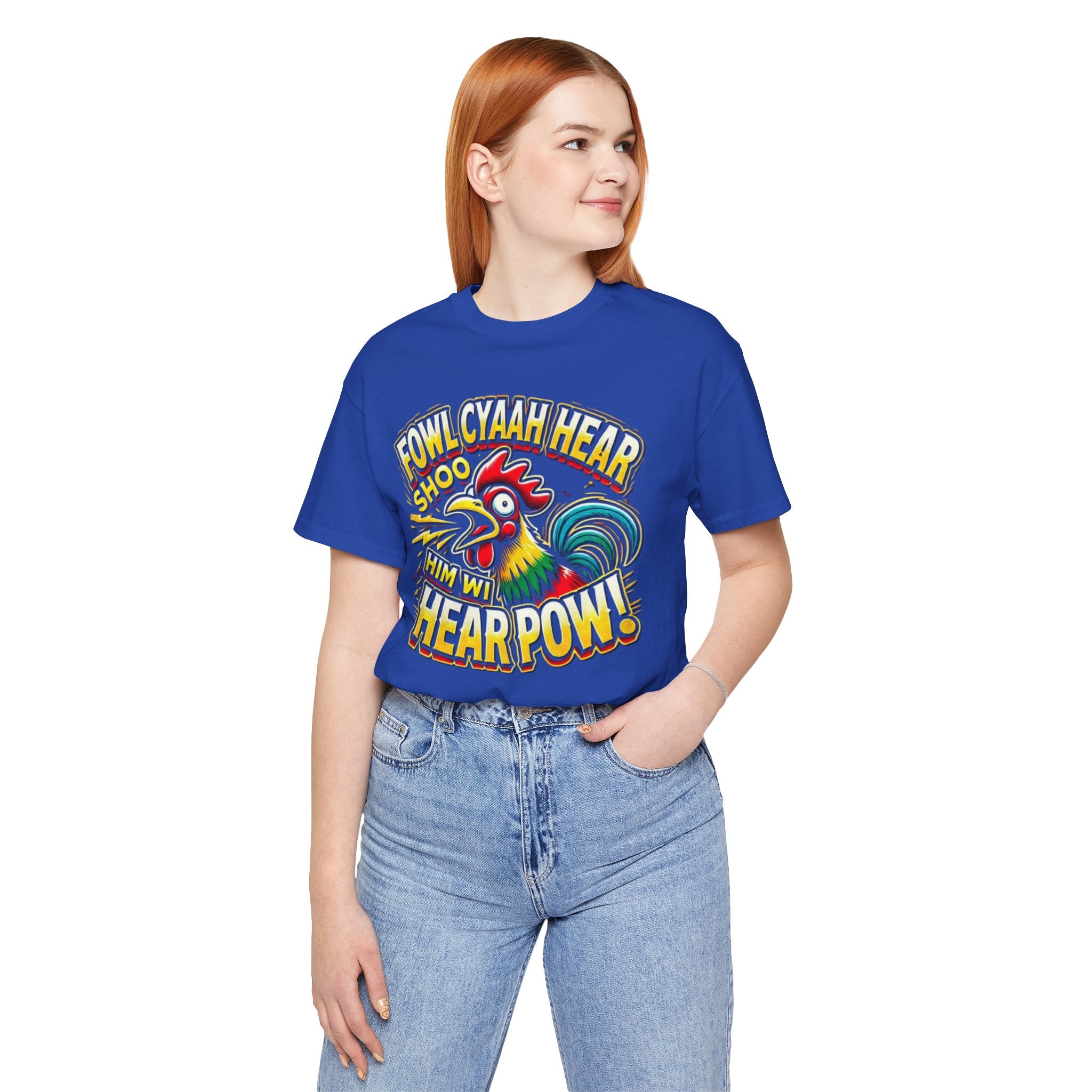 Unisex Jersey Short Sleeve Tee (Fowl-Pow)