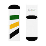 Load image into Gallery viewer, Coodeh Crew Socks (JACOL-WHT)
