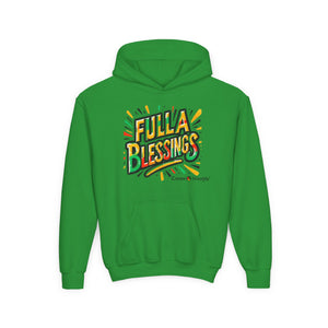 Youth Hooded Sweatshirt (Full-Bless)