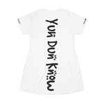 Load image into Gallery viewer, T-Shirt Dress (AWD-GOOD-WHT)
