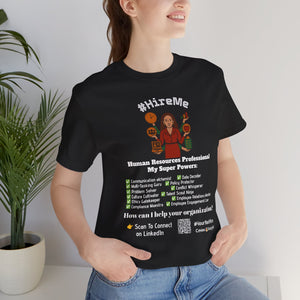 Short Sleeve Conversation Tee (#HireMe-W)